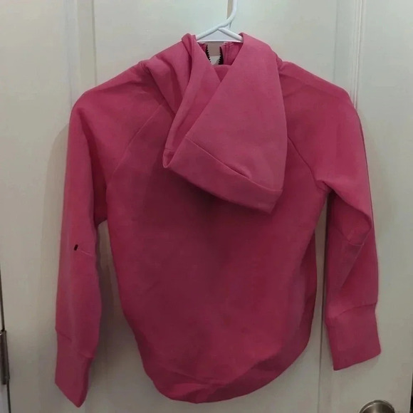 Nike LOOSE FIT Zip Hooded PINK Jacket Girl's Small - Picture 2 of 4